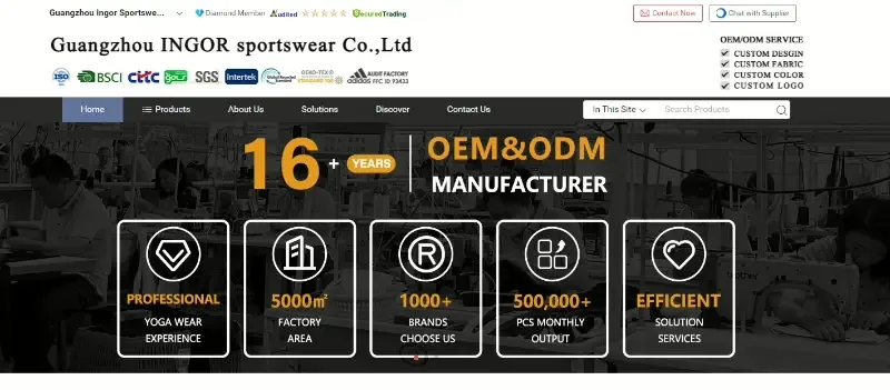 Guangzhou Ingor Sportswear Co., Ltd.
