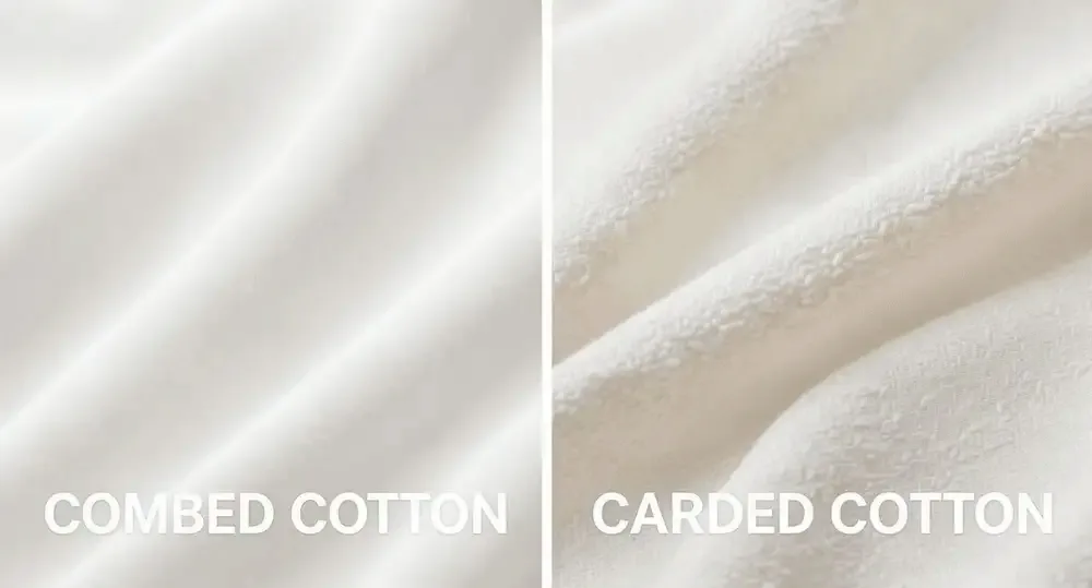 Main Differences between Combed Cotton vs Carded Cotton