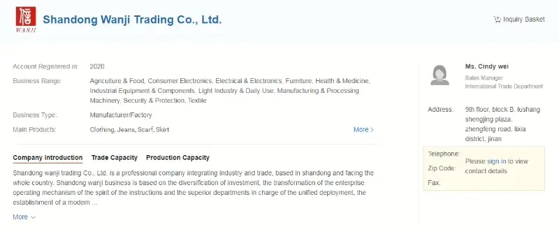 Shandong Wanji Trading Co., Ltd.