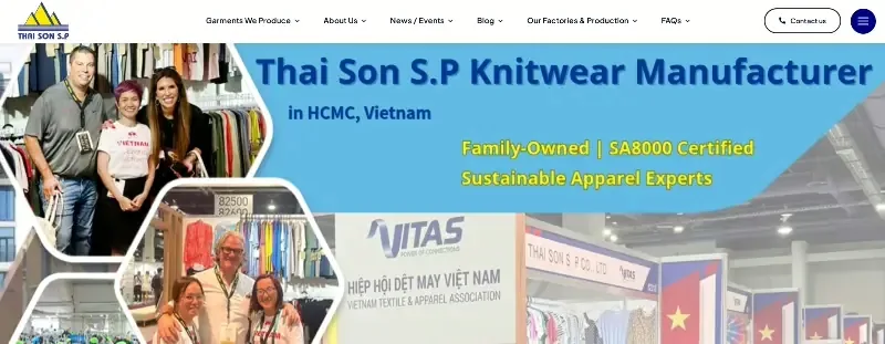 Thai Son S.P Sewing Factory in Vietnam